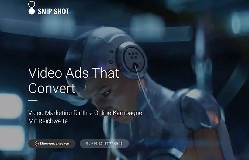 Abbildung: Website Videomarketing