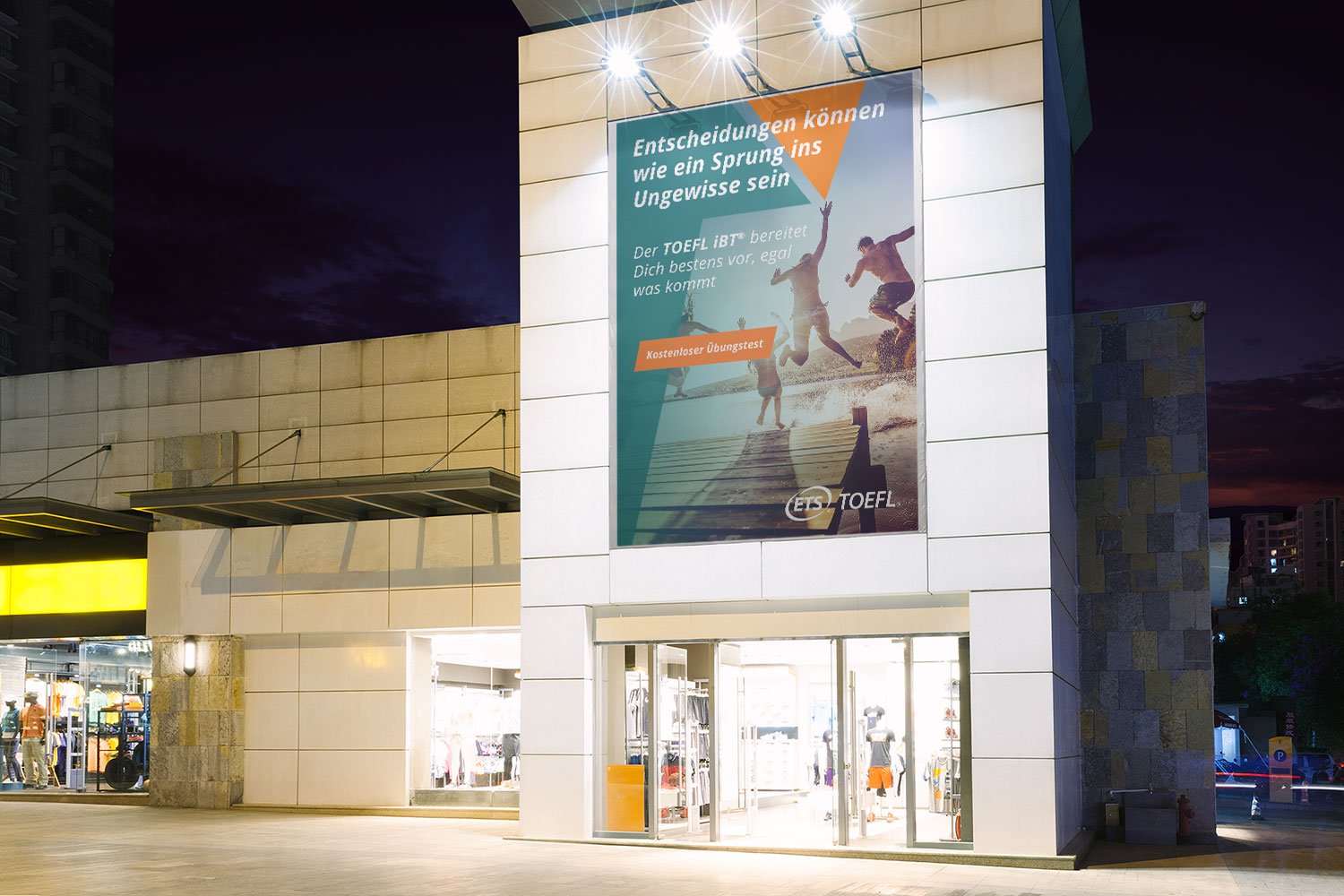 Video- und Anzeigenkampagnen Billboard