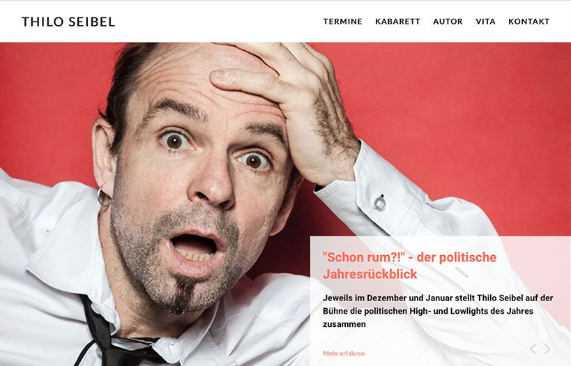 Abbildung: Website Thilo Seibel
