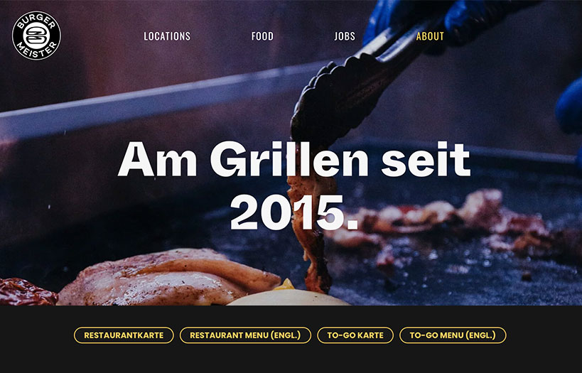 Abbildung: Webdesign Burgermeister