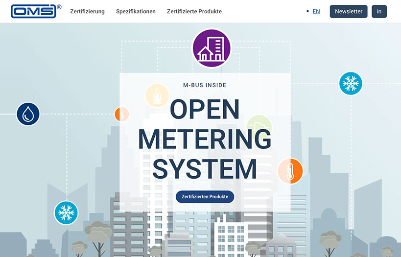 Abbildung: Webdesign OMS-GROUP