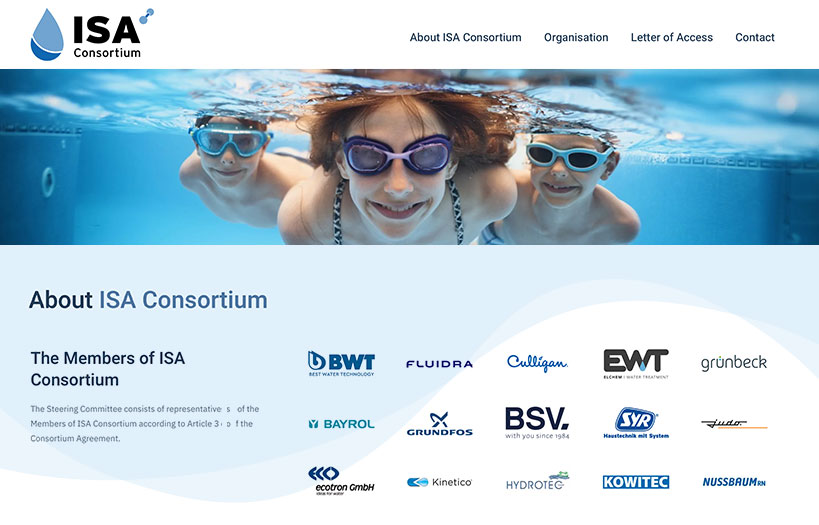 Abbildung: Website Isa Consortium